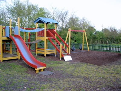 Newly refurbished Moss Haye playground, Peldon