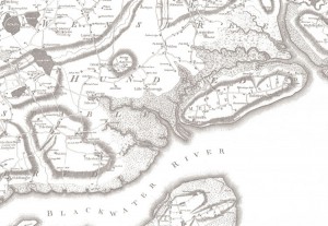 Old Map showing Wenstree Hundred