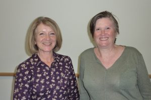Wendy (left) with PAWS President, Caroline Wilson